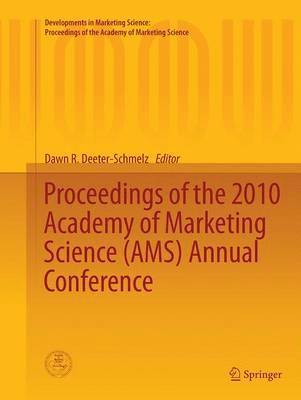 Proceedings of the 2010 Academy of Marketing Science (AMS) Annual Conference 1