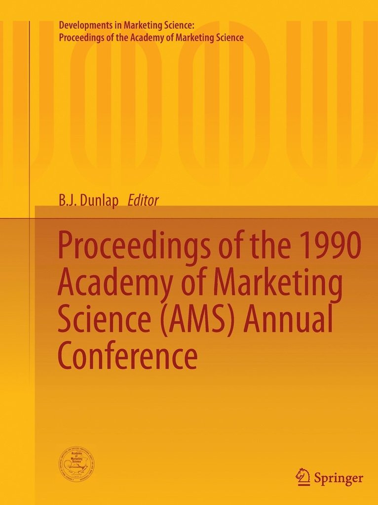 Proceedings of the 1990 Academy of Marketing Science (AMS) Annual Conference 1