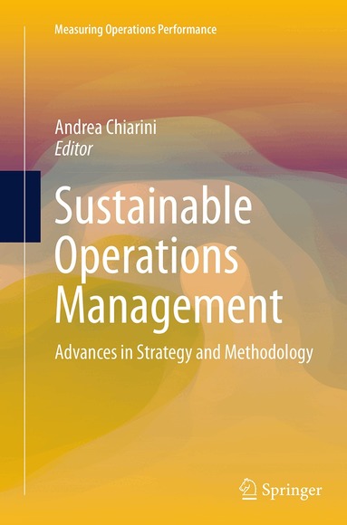 Andrea Chiarini - Sustainable Operations Management, Häftad