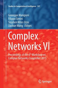 bokomslag Complex Networks VI