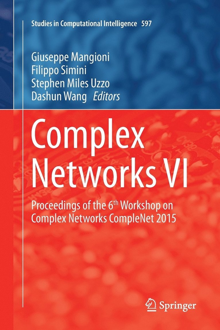 Complex Networks VI 1
