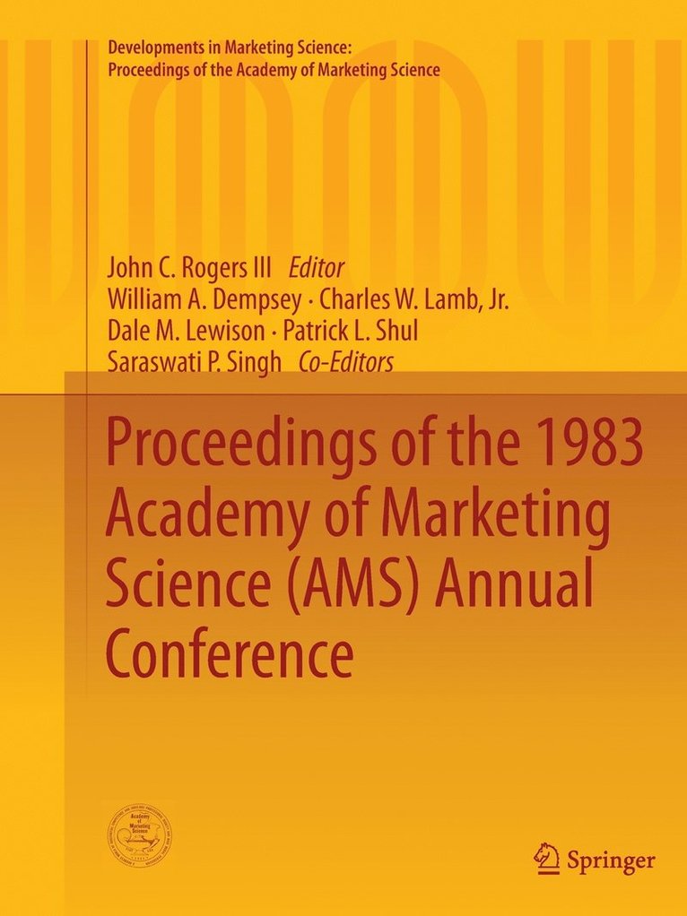 Proceedings of the 1983 Academy of Marketing Science (AMS) Annual Conference 1