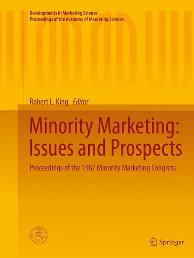 bokomslag Minority Marketing: Issues and Prospects