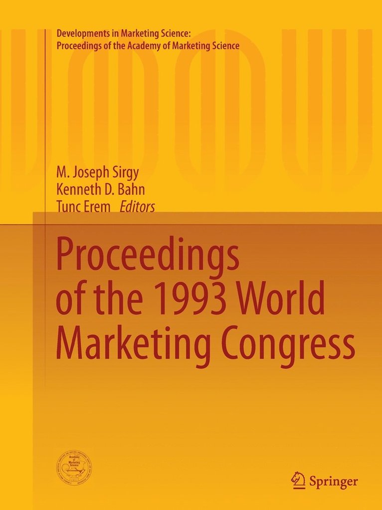 Proceedings of the 1993 World Marketing Congress 1