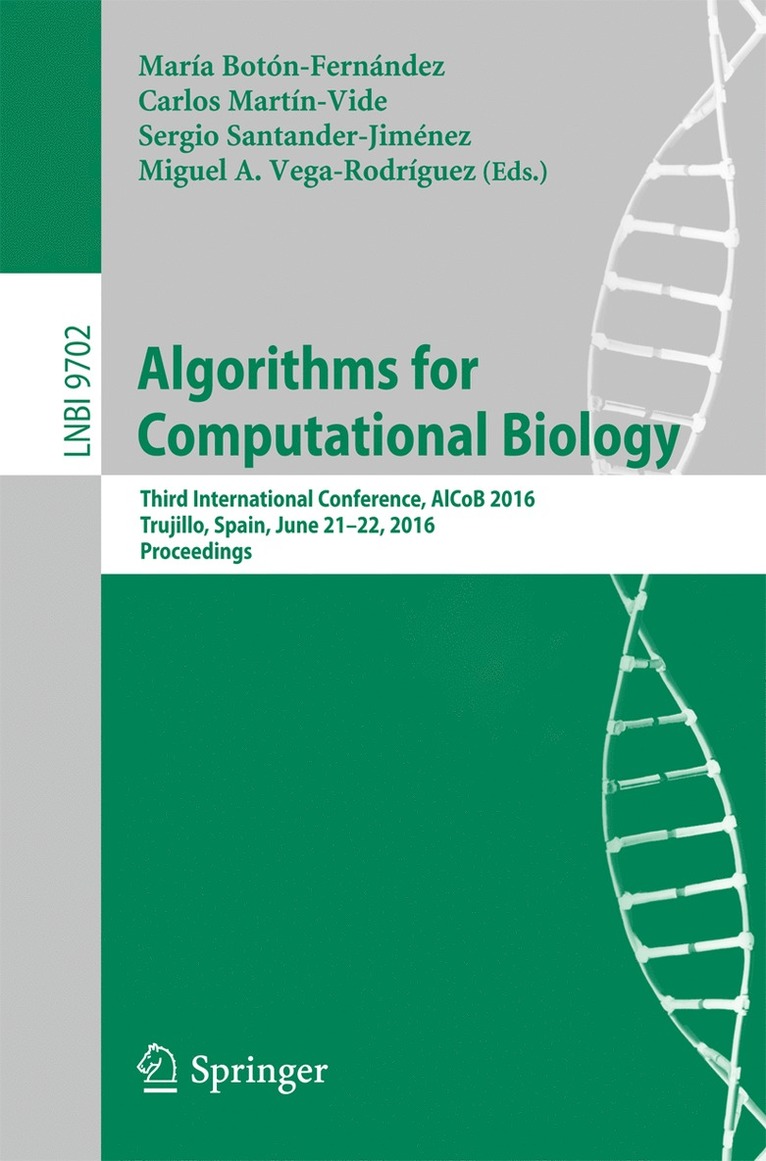 Algorithms for Computational Biology 1