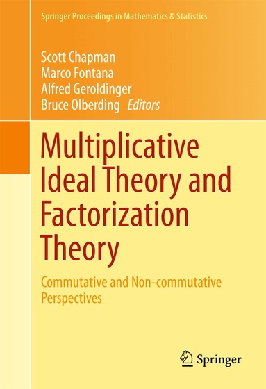 Scott Chapman, Marco Fontana, Alfred Geroldinger, Bruce Olberding - Multiplicative Ideal Theory and Factorization Theory, Inbunden