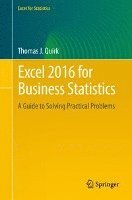 bokomslag Excel 2016 for Business Statistics
