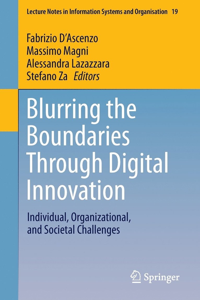 Blurring the Boundaries Through Digital Innovation 1