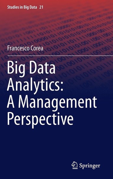 bokomslag Big Data Analytics: A Management Perspective