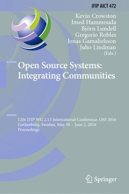 bokomslag Open Source Systems: Integrating Communities