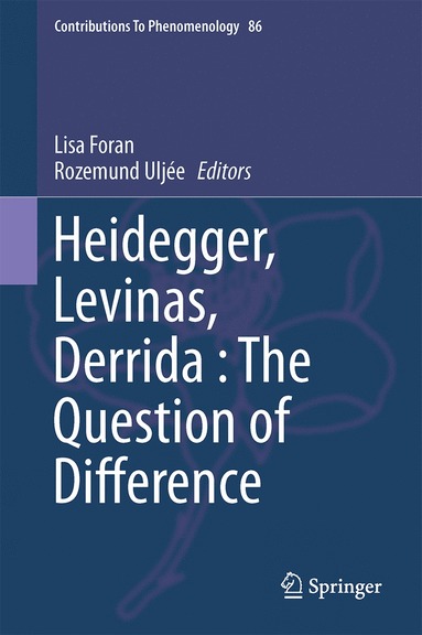 bokomslag Heidegger, Levinas, Derrida: The Question of Difference