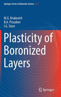 bokomslag Plasticity of Boronized Layers