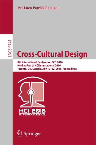 Pei-Luen Patrick Rau - Cross-Cultural Design, Häftad