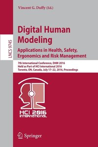 bokomslag Digital Human Modeling: Applications in Health, Safety, Ergonomics and Risk Management