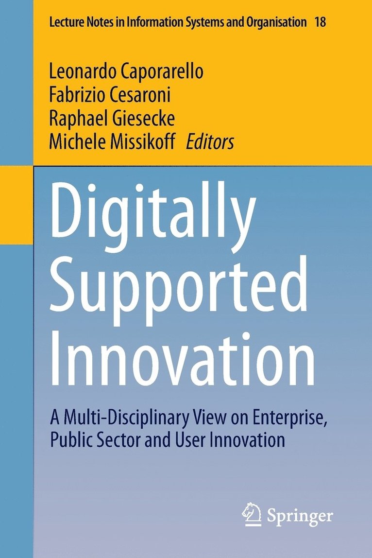 Leonardo Caporarello, Fabrizio Cesaroni, Michele Missikoff, Raphael Giesecke - Digitally Supported Innovation, Häftad