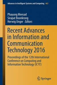 bokomslag Recent Advances in Information and Communication Technology 2016
