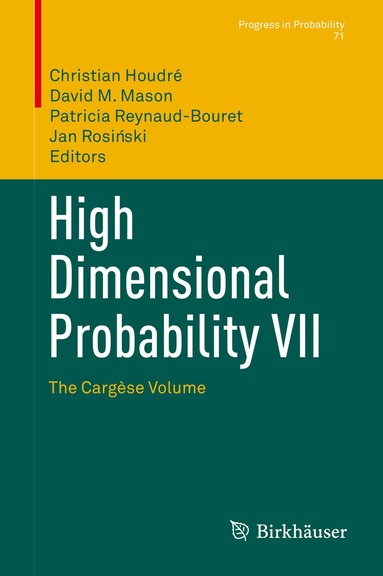 Christian Houdré, David M. Mason, Patricia Reynaud-Bouret, Jan Rosiński - High Dimensional Probability VII, Inbunden