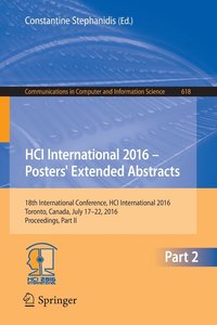 bokomslag HCI International 2016  Posters' Extended Abstracts