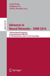 bokomslag Advances in Neural Networks - ISNN 2016