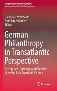 bokomslag German Philanthropy in Transatlantic Perspective