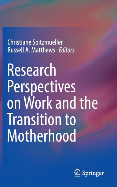bokomslag Research Perspectives on Work and the Transition to Motherhood