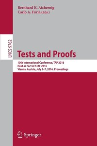 bokomslag Tests and Proofs