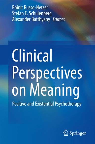 bokomslag Clinical Perspectives on Meaning