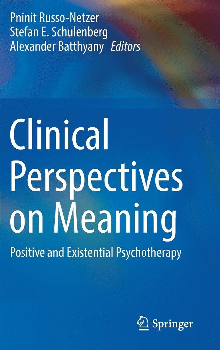 Clinical Perspectives on Meaning 1