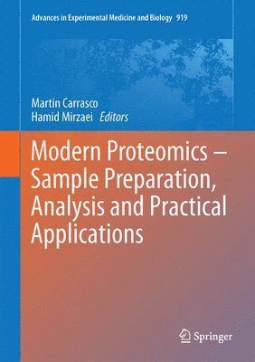 bokomslag Modern Proteomics - Sample Preparation, Analysis and Practical Applications