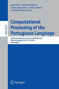 bokomslag Computational Processing of the Portuguese Language