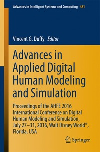 bokomslag Advances in Applied Digital Human Modeling and Simulation