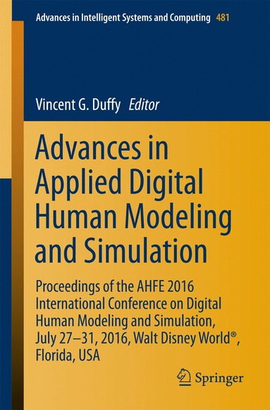 bokomslag Advances in Applied Digital Human Modeling and Simulation