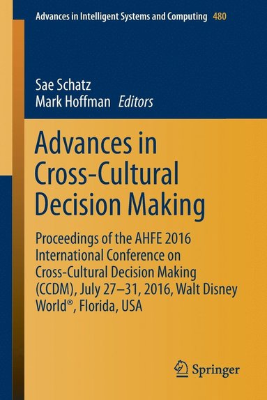 bokomslag Advances in Cross-Cultural Decision Making