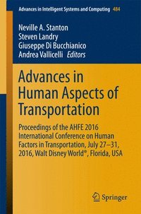 bokomslag Advances in Human Aspects of Transportation