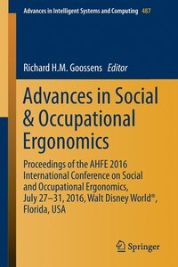 bokomslag Advances in Social & Occupational Ergonomics