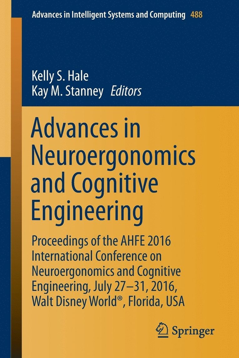 Advances in Neuroergonomics and Cognitive Engineering 1