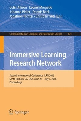 bokomslag Immersive Learning Research Network