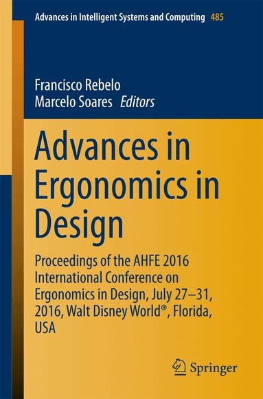 Francisco Rebelo, Marcelo Soares - Advances in Ergonomics in Design, Häftad