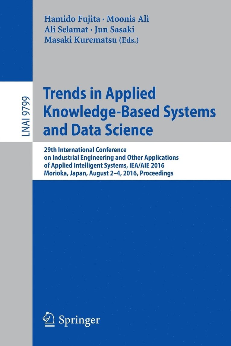 Trends in Applied Knowledge-Based Systems and Data Science 1