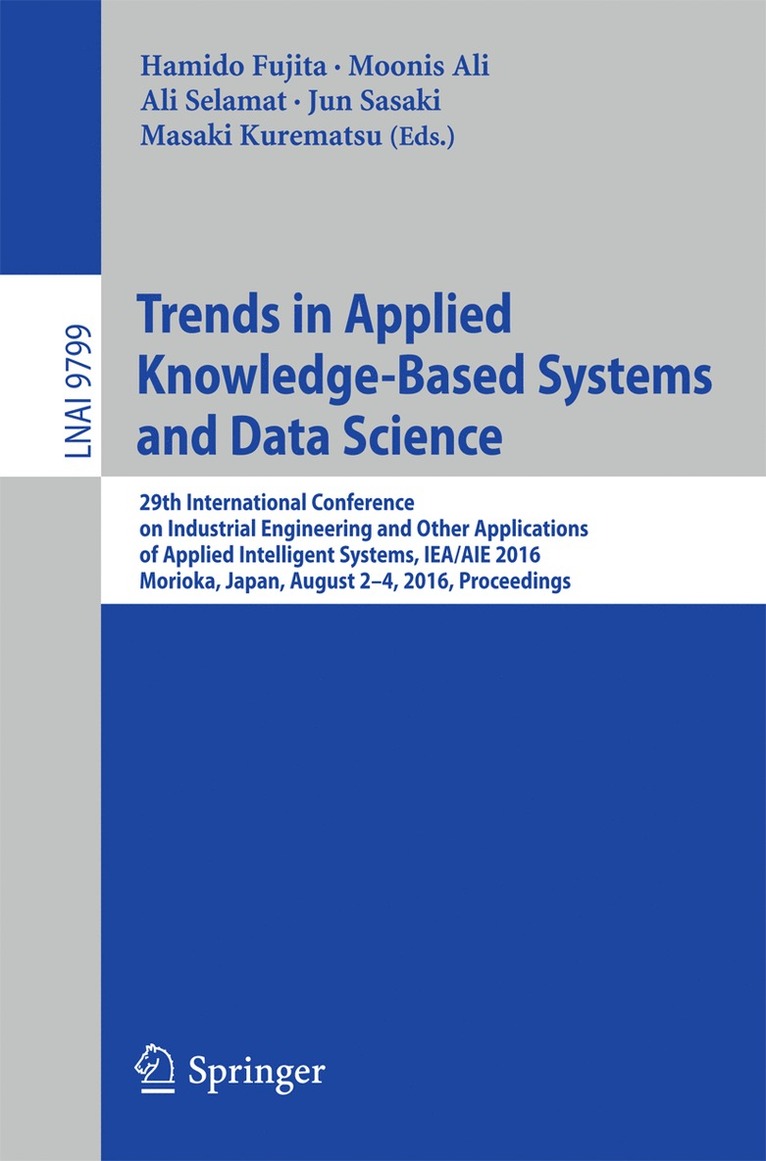 Trends in Applied Knowledge-Based Systems and Data Science 1