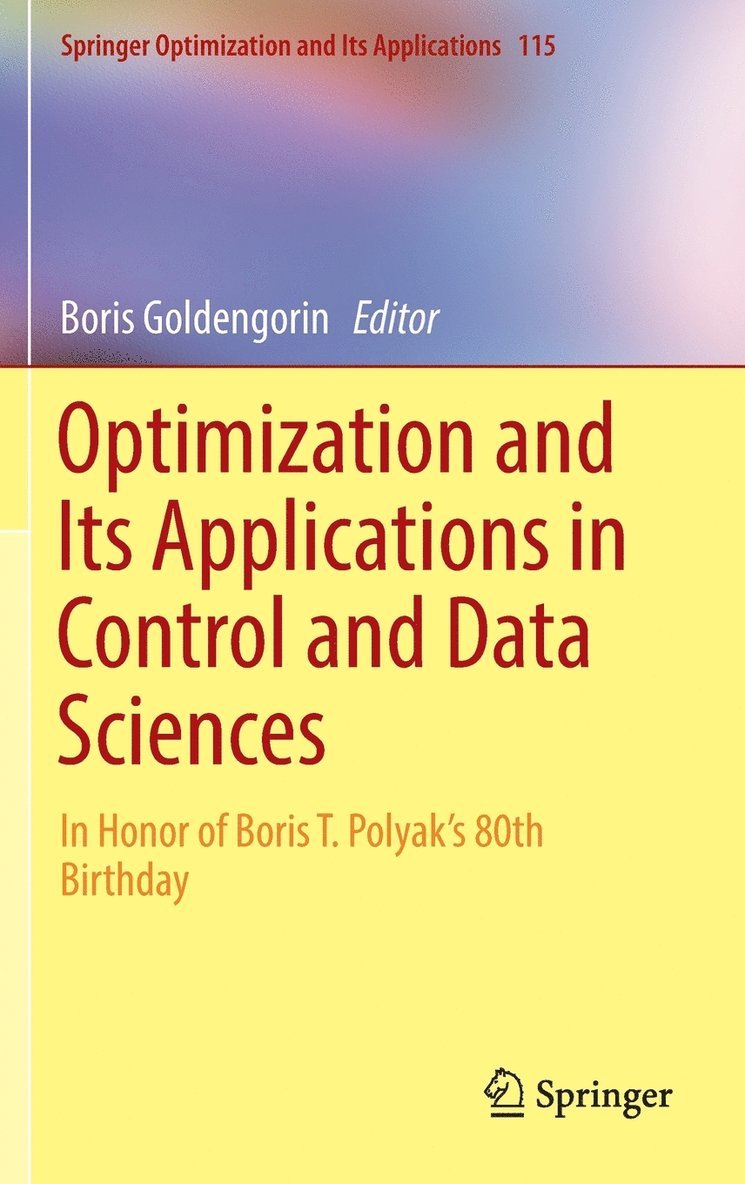 Optimization and Its Applications in Control and Data Sciences 1