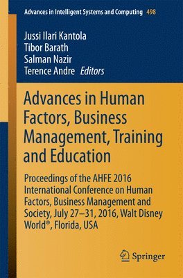 Advances in Human Factors, Business Management, Training and Education 1
