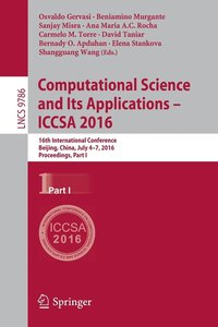 bokomslag Computational Science and Its Applications  ICCSA 2016