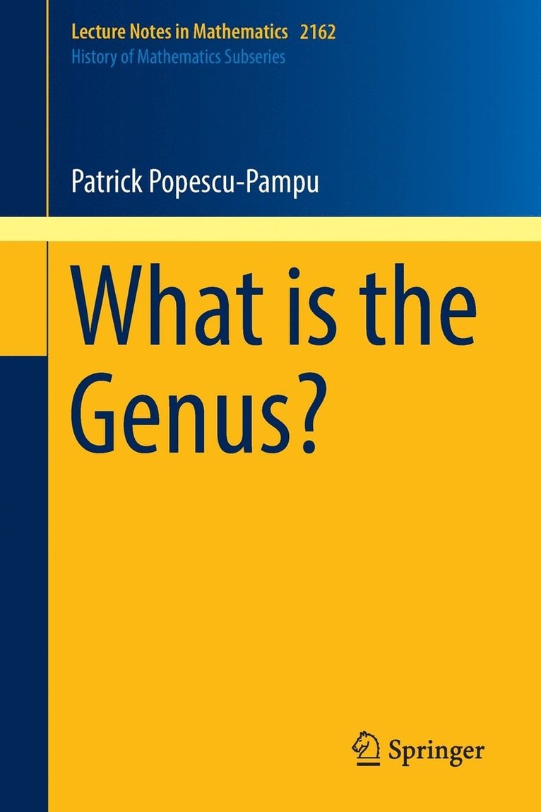 What is the Genus? 1