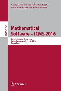 bokomslag Mathematical Software - ICMS 2016