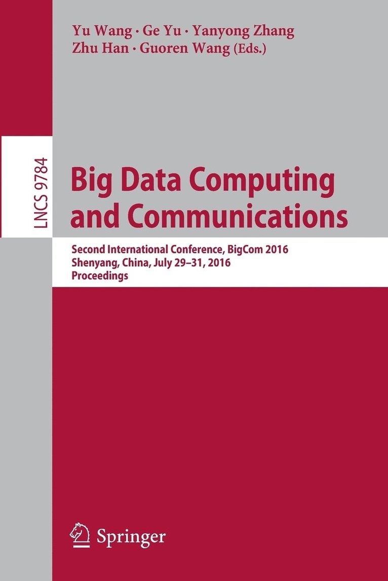 Big Data Computing and Communications 1
