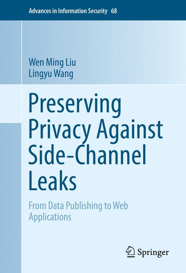 bokomslag Preserving Privacy Against Side-Channel Leaks