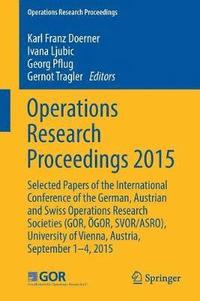 bokomslag Operations Research Proceedings 2015