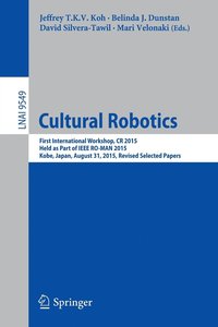 bokomslag Cultural Robotics