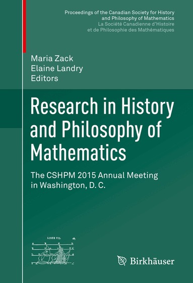 Maria Zack, Elaine Landry - Research in History and Philosophy of Mathematics, Inbunden